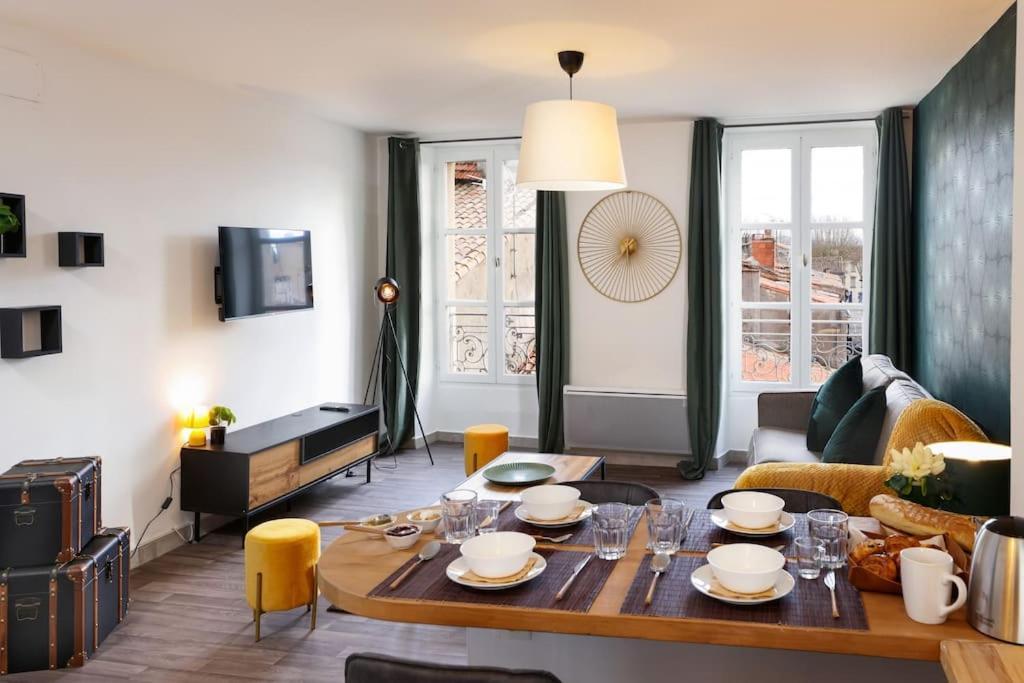 N3 Des Etudes Duplex Hypercentre Wifi Conciergeriedamecarcas Apartman Carcassone Kültér fotó